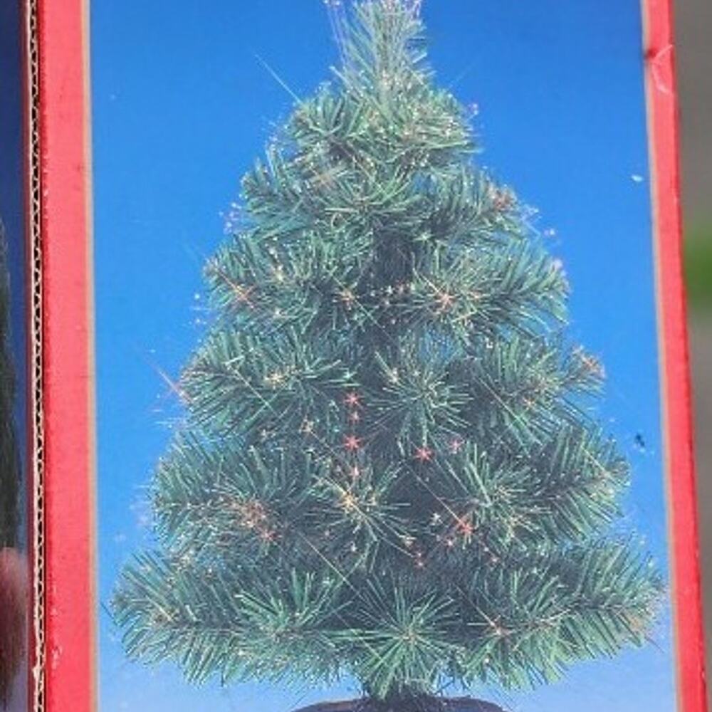 Vintage Fiber Optic Sight Sational Christmas Tree Fiber Optics / NOS Vintage Fib